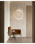 Natural Yellow Cave Stone Led Sconce Lamp Nordic Minimalist Wabi Sabi Home Decoration Living Room Bedside Corridor Wall Lights