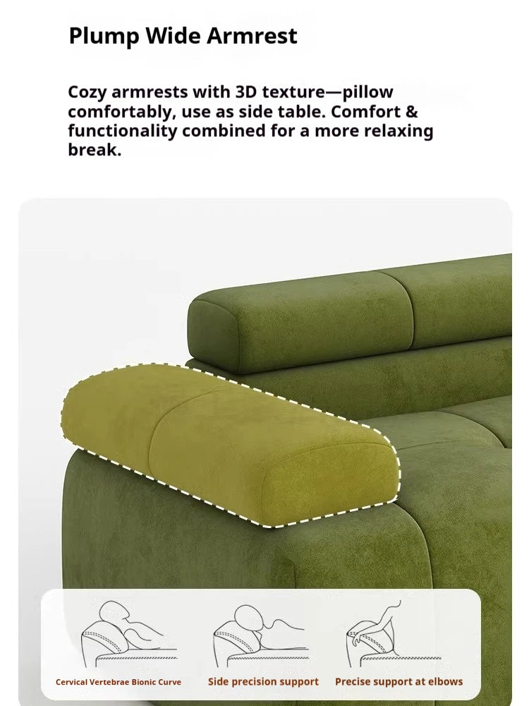 Any Size Custom Modern Comfort Luxury Puff Sofa Vacuum Roll Pack Compression Design Living Room Home Leisure Sofa Dual Use Sofa
