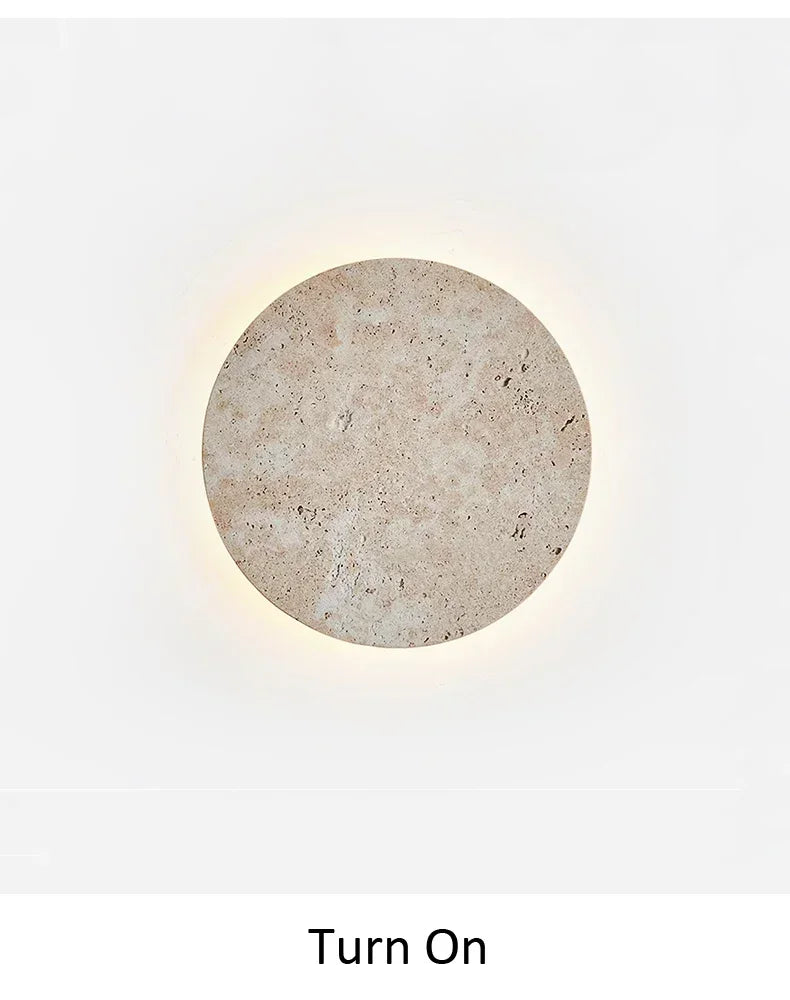 Natural Yellow Cave Stone Led Sconce Lamp Nordic Minimalist Wabi Sabi Home Decoration Living Room Bedside Corridor Wall Lights