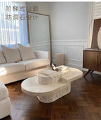 Any Size Custom Roman Wabi Sabi Oval Table Stone Look Fiberglass Boutique Showroom Heat Scratch Resistant Artistic Shape Customi
