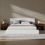 Cloud Upholstered  Bed Frame with Headboard, 5 Inch Foam Padded Platform, No Box Spring, Easy Assembly , Customized