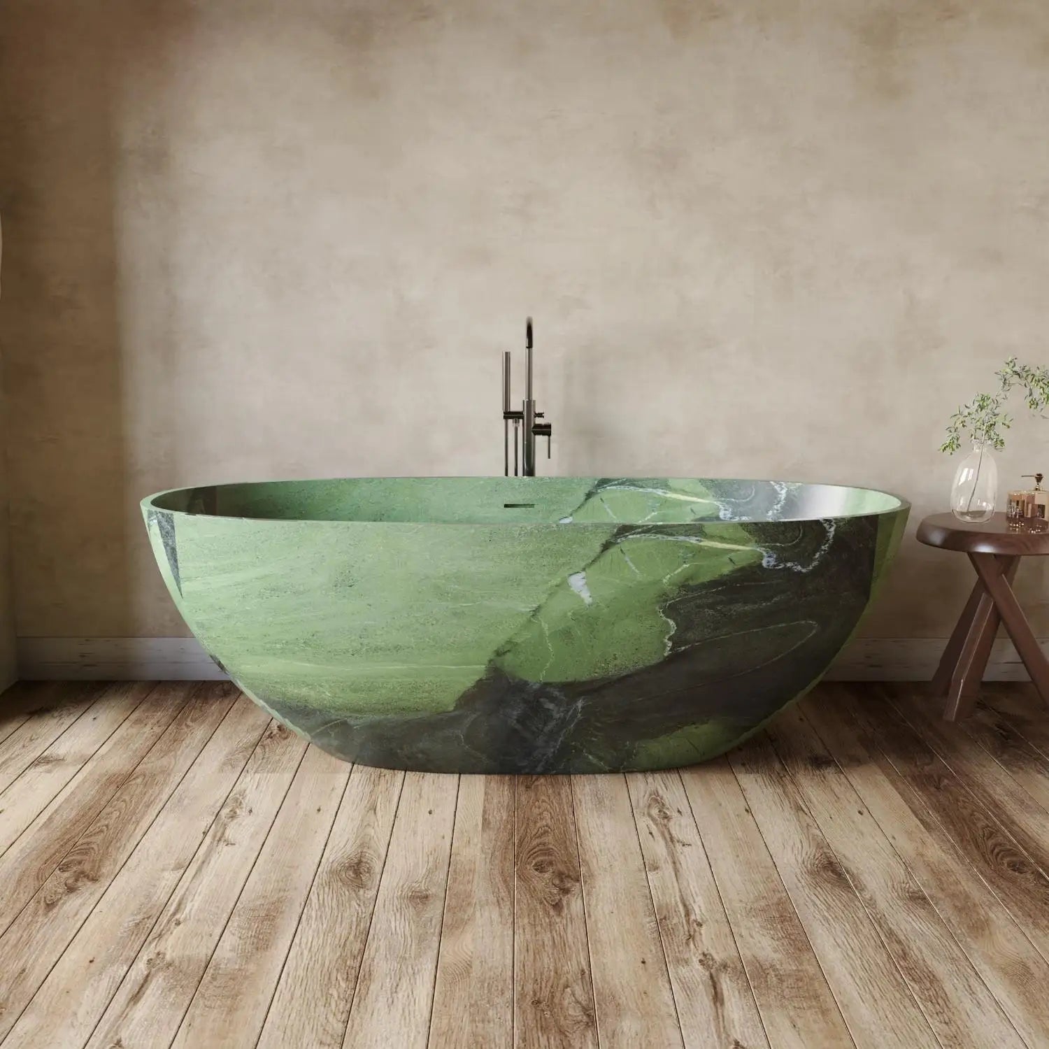 Any Size Custom Italian Luxury Egg Shaped Bathtub Freestanding Soaking Tub Villa Bathroom Spa Whirlpool Tub Modern Luxury Design