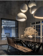 Nordic Wabi Sabi Ceiling Chandelier Modern E27 LED Dining Table Pendant Lights for Living Room Bedroom Loft Decor Hanging Lamp