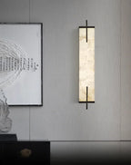 Nordic minimalist imitation marble living room TV background wall light hotel bedroom headboard resin light