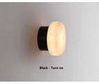 Luxury Spain natural Marble Round Wall Lamp Nordic Modern LED room Light living room Bedroom Passage corridor High-end Fixture