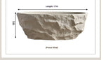Any Size Custom Zen Inspired Stone Look Bathtub Compact One Piece Freestanding Tub Mansion Bathroom Heat Retaining Easy Clean Bo