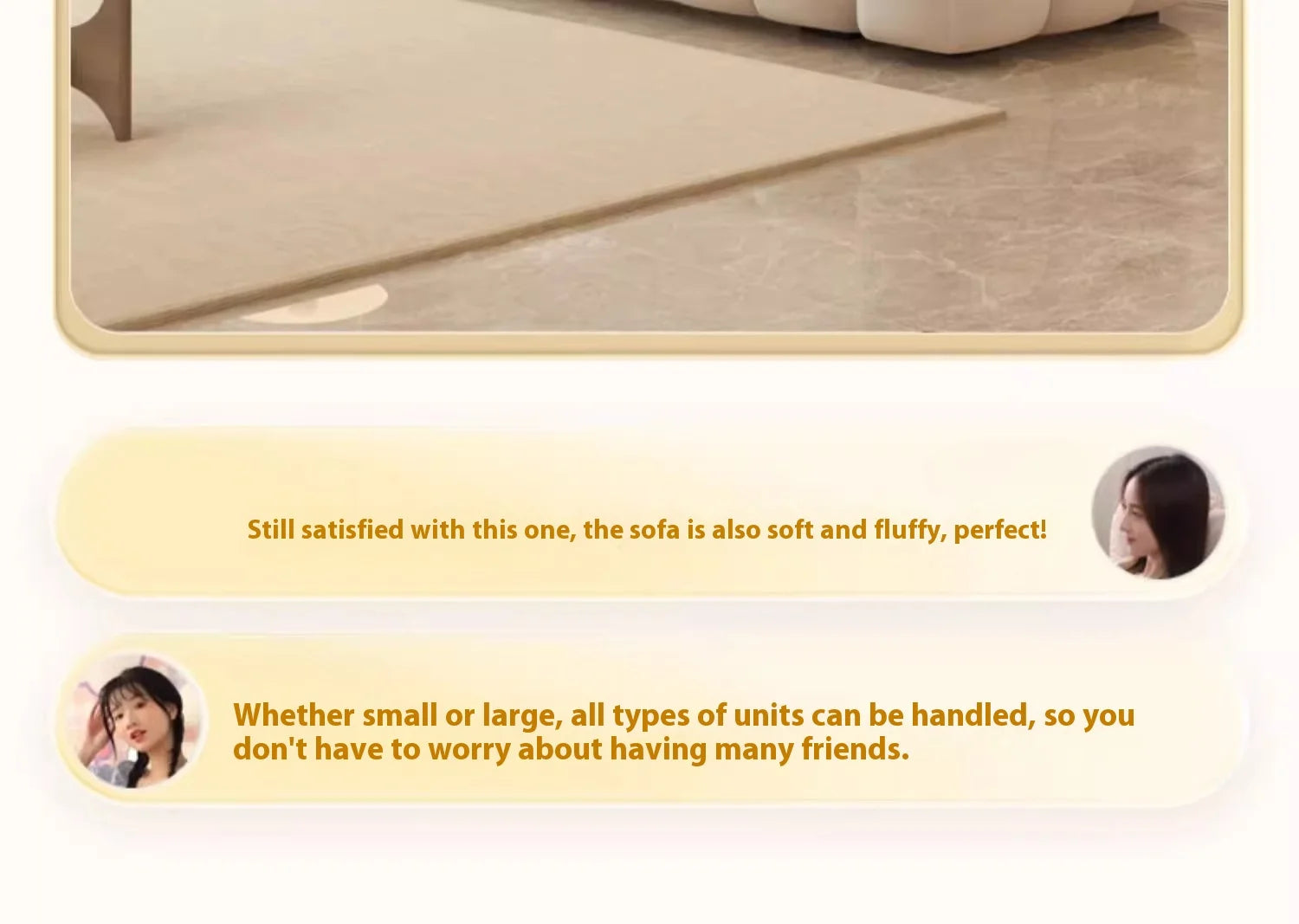 Straight row Split design soft bread module sofa berber fleece comfortable living room sofa apartment home furniture accessories