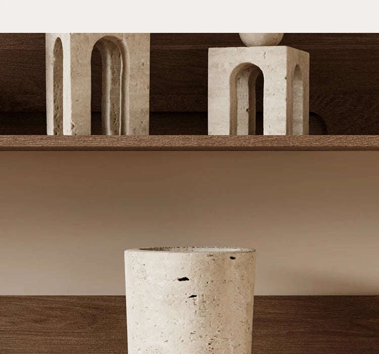 Any Size Custom Modern Marble Sculpture Vase Handcrafted Unique Stone Art Decor Luxury Home Living Room Shelf Office Desk Premiu