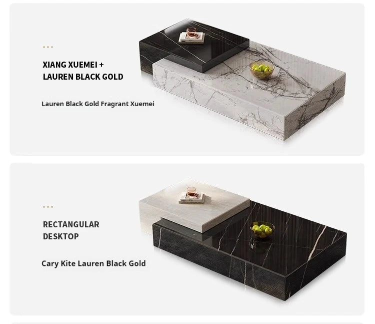 Any Size Custom Italian Luxury Marble Coffee Table High End Designer Statement Piece Villa Penthouse Living Room Heat Scratch Re