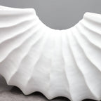 European Scalloped Conch Floral Vase Resin Flower Pots Flower Arrangement Decorative Modern Decor Desk Decoration Crafts Vases