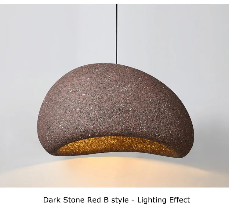2026 New Model Wabi Sabi Pendant Lamp Living Room Dining Table Bedroom LED Ceiling Chandelier Light Home Decor E27 Hanging Lamp