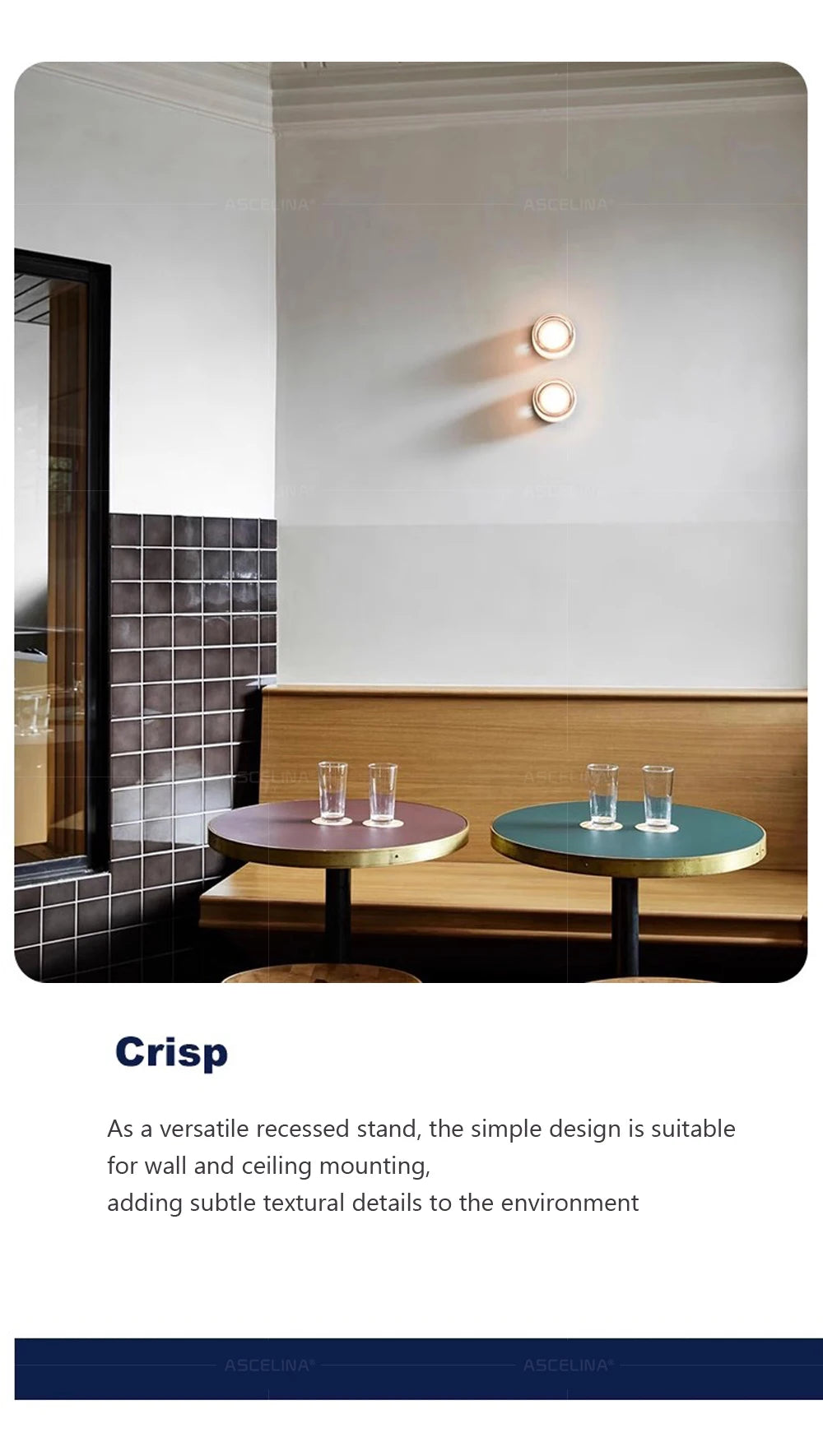 Modern LED Wall Lamp Living Room Amber Jelly Decor Wall Sconces  Corridor Study Dining Room  Home Decoration Smokey Grey Fixture