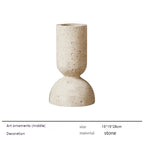 Any Size Custom Modern Marble Sculpture Vase Handcrafted Unique Stone Art Decor Luxury Home Living Room Shelf Office Desk Premiu