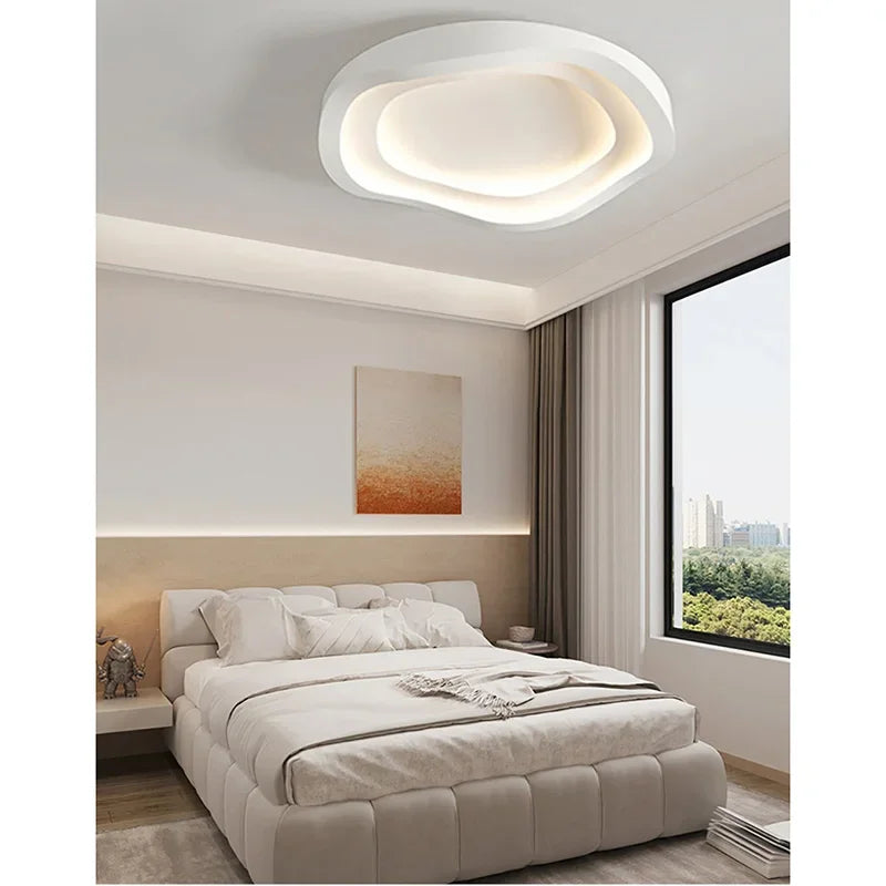 Nordic LED Chandelier Ceiling Light Minimalist Design for Bedroom Dining Living Room Decoration Indoor Lighting Lusters Fixtures