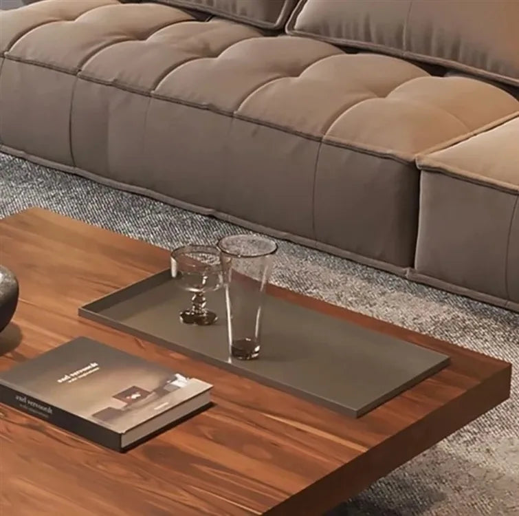 Industrial Aesthetic Coffee Table Organizer Designer Modern Italian Space Saving Side Table Simple Couchtischpatio Furniture