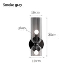 Nordic minimalist creative glass wall lamp hallway foyer bedroom living room bedside lamp study art light luxury wall lamp