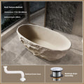 Any Size Custom Zen Inspired Stone Look Bathtub Compact One Piece Freestanding Tub Mansion Bathroom Heat Retaining Easy Clean Bo