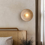 Nordic Creative Retro Round Wall Lamp Wabi-sabi Resin Sconces for Living Room Bedroom Bedside Hotel Corridor  Decor lightig