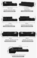 Vacuum-Compressed Modular Sofa, Wabi-Sabi Sherpa Fabric Sectional with High-Elastic Foam, Cream Mid-Century Style, Space Saving