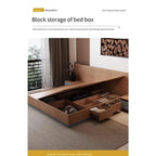 Unique European Double Bed Platform Elegant Pretty Solid Wood Luxury Bed Bases Bedroom Modern Camas Queen Size Furniture Home