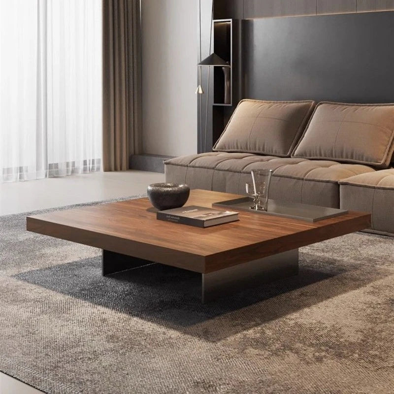 Industrial Aesthetic Coffee Table Organizer Designer Modern Italian Space Saving Side Table Simple Couchtischpatio Furniture