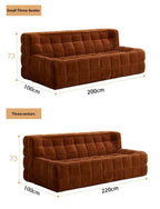 Any Size Custom Chenille Togo Lazy Sofa 6 Pleats 5 Buttons Plump Filling Compressed Shipping Multi Colors Available Cozy Living