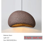 2026 New Model Wabi Sabi Pendant Lamp Living Room Dining Table Bedroom LED Ceiling Chandelier Light Home Decor E27 Hanging Lamp