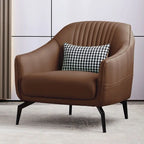 Scandinavian light luxury single sofa chair living room home bedroom leisure chair designer fabric sofa lazy small household