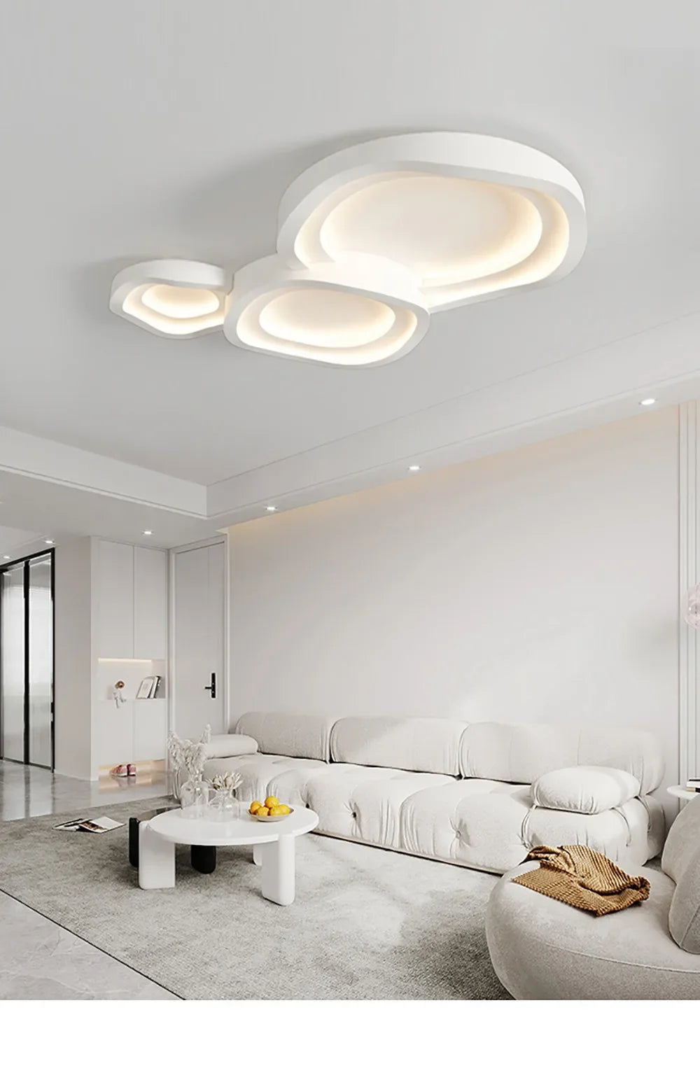 Nordic LED Chandelier Ceiling Light Minimalist Design for Bedroom Dining Living Room Decoration Indoor Lighting Lusters Fixtures