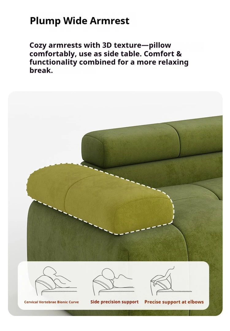 Any Size Custom Modern Comfort Luxury Puff Sofa Vacuum Roll Pack Compression Design Living Room Home Leisure Sofa Dual Use Sofa