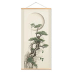 Chinese Style Pine Tree Canvas Picture Wall Art Poster Living Room Corridor Office Decor Canvas Painting Print Mural Gift