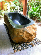 Nordic Luxury Marble Bathtub, Round One-Piece Freestanding Tub for Villa, Heat Retention & Easy Clean, Body Contour, Customizabl