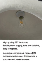 Nordic Wabi Sabi Pendant Lamps Dining Room Lighting Modern Living Room Bedroom LED Ceiling Chandelier Loft Lustre Hanging Lights