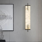 Nordic minimalist imitation marble living room TV background wall light hotel bedroom headboard resin light