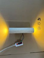Spanish Yellow Cave Stone LED Wall Lamp Nordic Minimalist Living Room Bedroom Headboard Background Home Decor Fixture