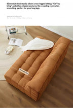Any Size Custom Chenille Togo Lazy Sofa 6 Pleats 5 Buttons Plump Filling Compressed Shipping Multi Colors Available Cozy Living