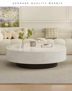 Any Size Custom Italian Minimalist Round Marble Nesting Tables Set Luxury Natural Stone Designer Villa Penthouse Living Room Fur