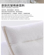 Living Room Compressed Vacuum Sofas Modern Small Apartment Fabric Living Room Sofa Cream Style Marshmallow Sofa Free Combination