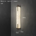 Nordic minimalist imitation marble living room TV background wall light hotel bedroom headboard resin light