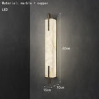 Nordic minimalist imitation marble living room TV background wall light hotel bedroom headboard resin light