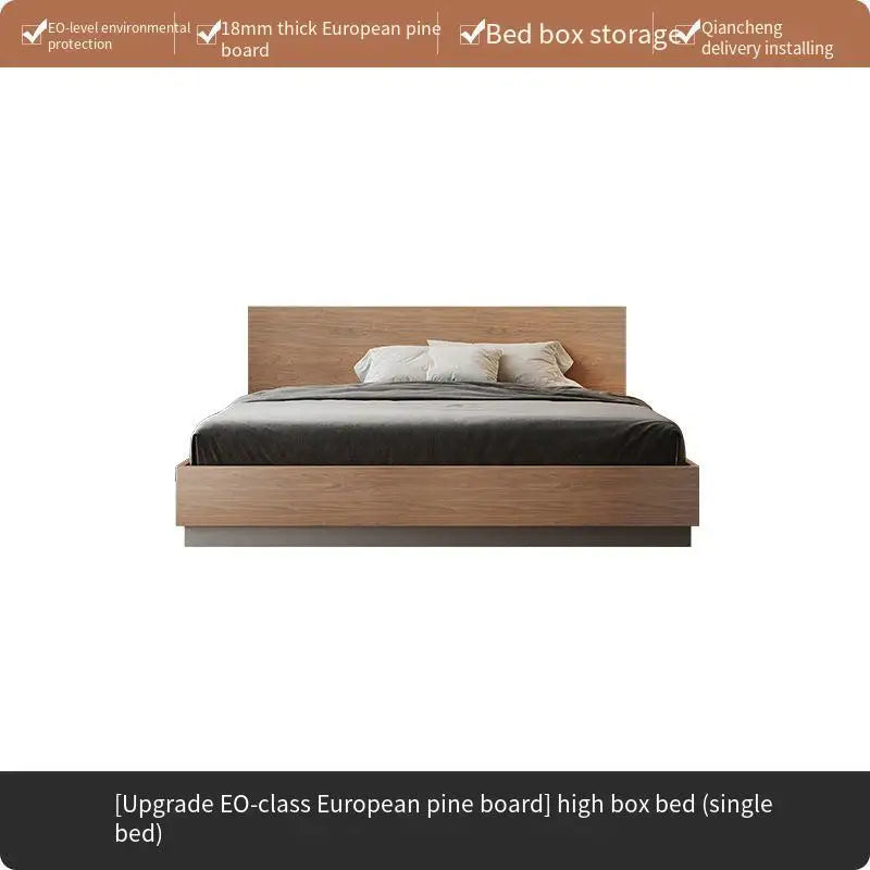 Unique European Double Bed Platform Elegant Pretty Solid Wood Luxury Bed Bases Bedroom Modern Camas Queen Size Furniture Home