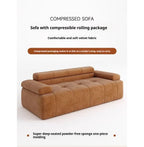 Any Size Custom Modern Comfort Luxury Puff Sofa Vacuum Roll Pack Compression Design Living Room Home Leisure Sofa Dual Use Sofa