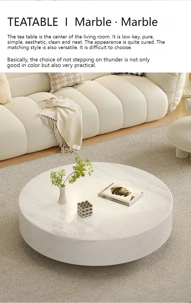Any Size Custom Italian Minimalist Round Marble Nesting Tables Set Luxury Natural Stone Designer Villa Penthouse Living Room Fur