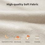 Cloud Upholstered  Bed Frame with Headboard, 5 Inch Foam Padded Platform, No Box Spring, Easy Assembly , Customized