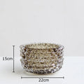 Creative Transparent Wrinkle Glass Vase Desk Decoration Flower Arrangement Hydroponics Flower Pots Floral Vases Modern Decor