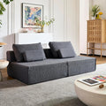 79‘’ Boneless Cloud Couch,Spacious Deep Seat Modular Sectional Sofa -Chenille Upholstered Couches for Living Room, Customized