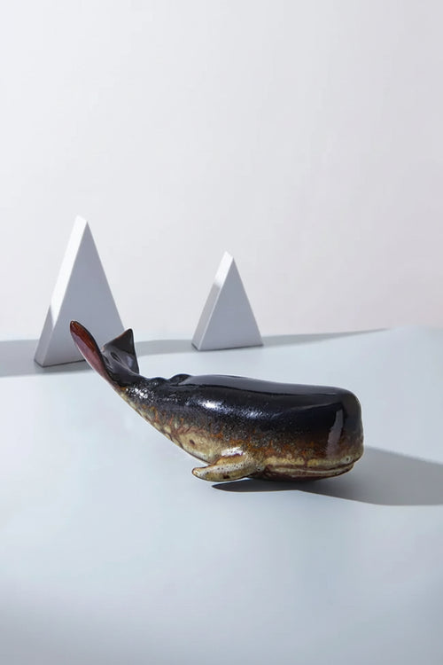 Ceramic Whale Sculpture