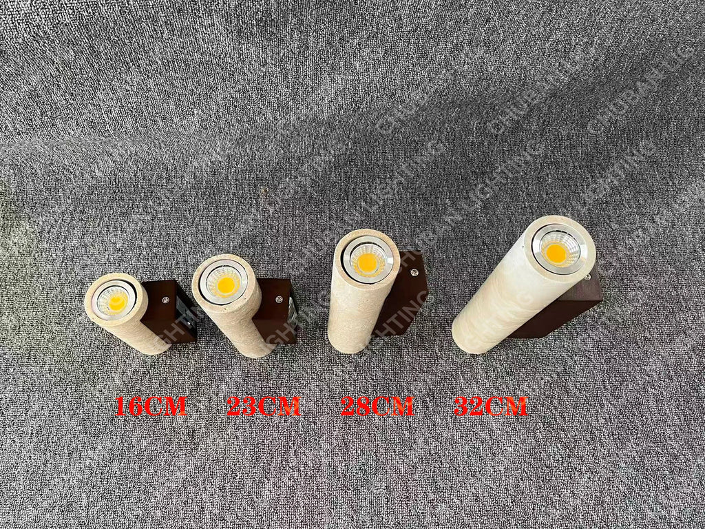 Spanish Yellow Cave Stone LED Wall Lamp Nordic Minimalist Living Room Bedroom Headboard Background Home Decor Fixture