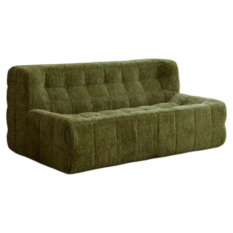 Any Size Custom Chenille Togo Lazy Sofa 6 Pleats 5 Buttons Plump Filling Compressed Shipping Multi Colors Available Cozy Living