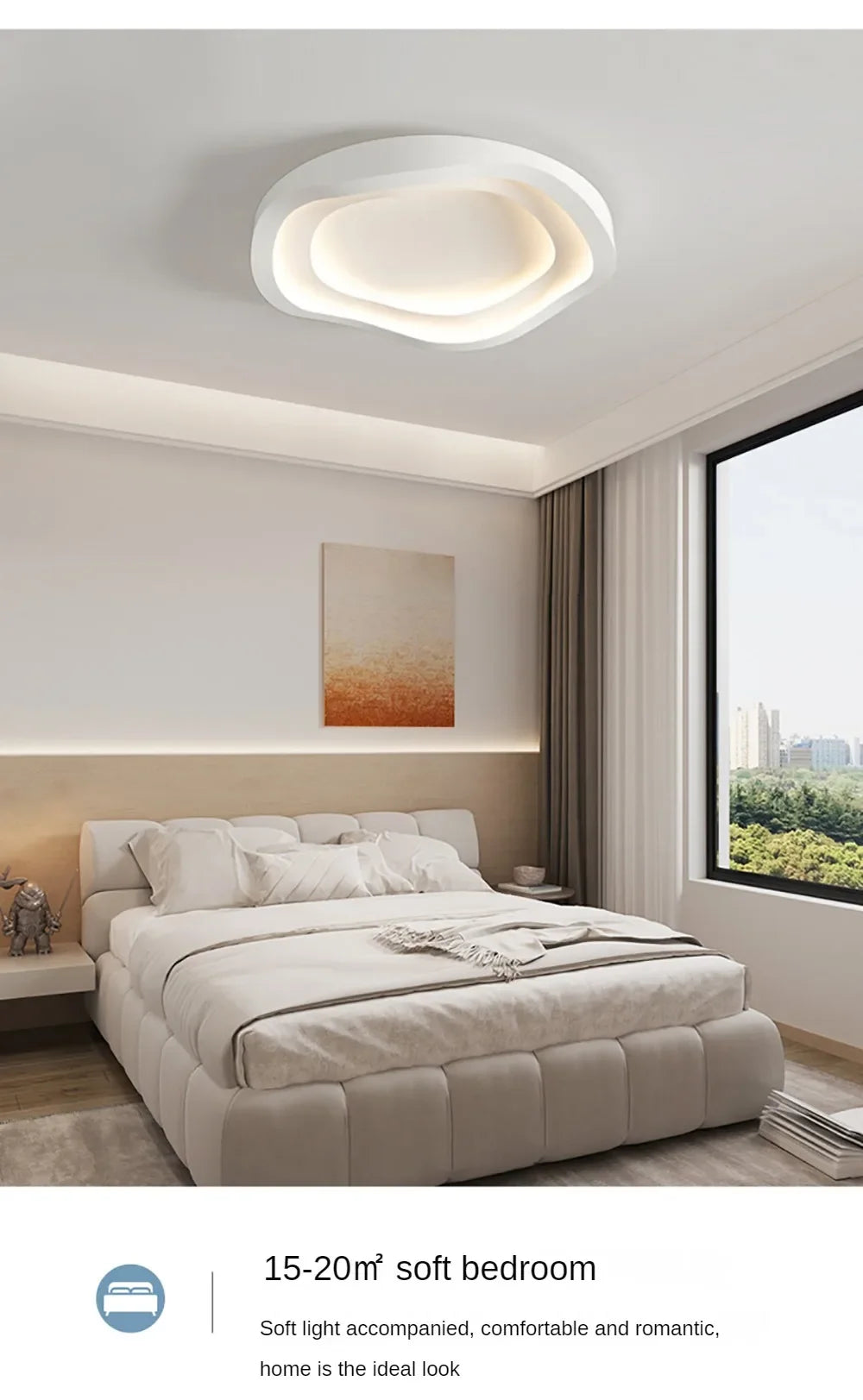 Nordic LED Chandelier Ceiling Light Minimalist Design for Bedroom Dining Living Room Decoration Indoor Lighting Lusters Fixtures